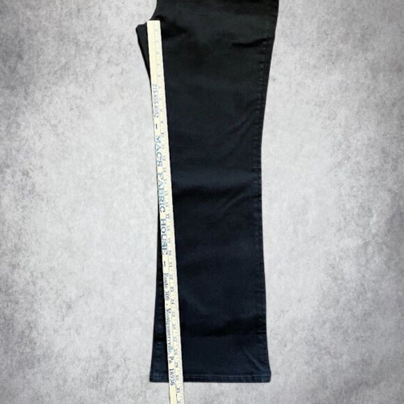 Madewell Jeans Black Mid Rise Kick Out Stretch Denim Womens Size 34 (tag 32) NEW - Picture 14 of 15